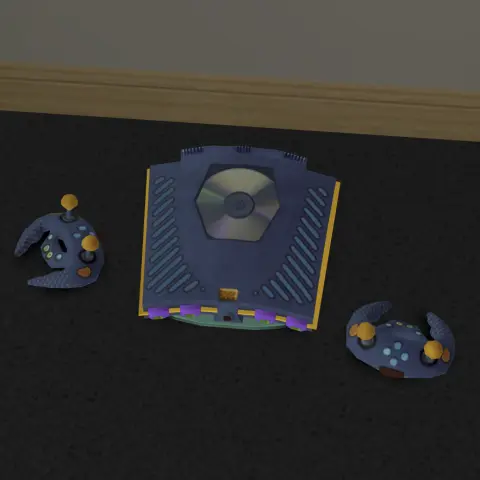 "Maxis Game Simulator" game console from The Sims 2