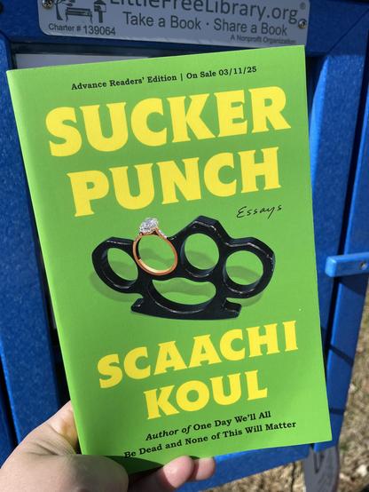 Sucker Punch: Essays
Scaachi Koul
St. Martin's Press
Publication date : March 4, 2025
272 pages, Hardcover