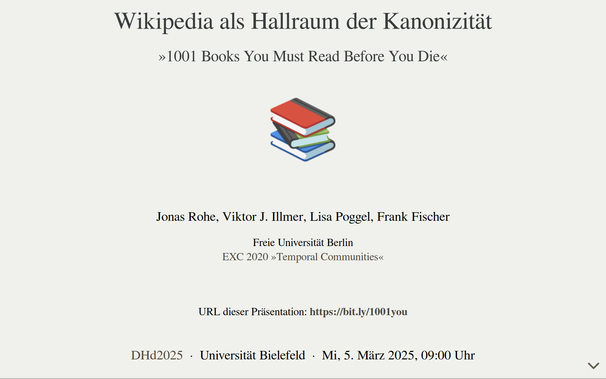 Screenshot aus der Präsentation (Titelfolie).