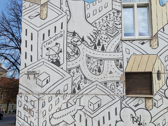 "Freedom" by Millo in Vilnius, Lithuania