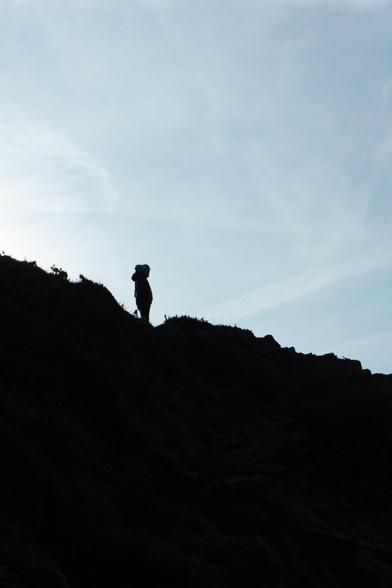 Silhouette en contre jour