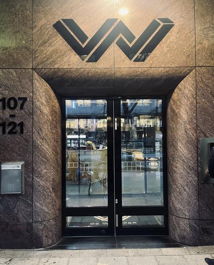 Big W above the entrance.