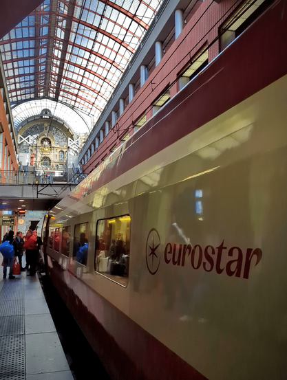 Eurostar at Antwerp station