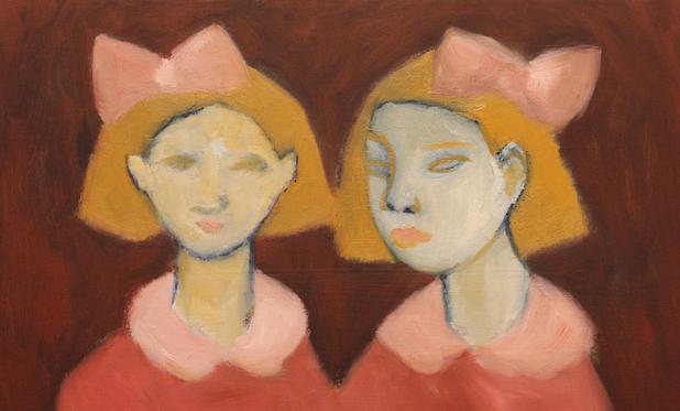 Oil painting on wood called You and me 🎀