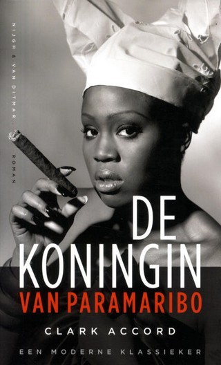 Omslag van "De koningin van Paramaribo" van Clark Accord.