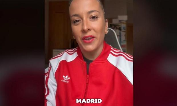Un momento de @mayte421 hablando del sur de Madrid. (TIKTOK / @mayte421)