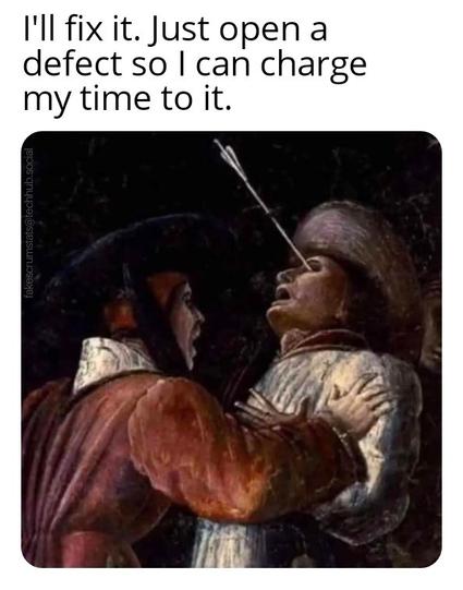 The painting The Martyrdom of St. Christopher, detail of a man shot through the eye with an arrow, c.1450-56

Caption: I'll fix it. Just open a defect so I can charge my time to it.