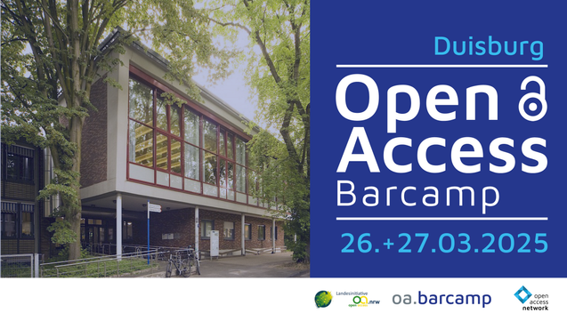 Bildbeschreibung
Duisburg | Open Access Barcamp | 26.+27.03.2025