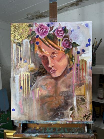 He/She/Them/They
24” x 20”
Mixed media on canvas
$300.00