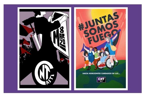 Negras tormentas agitan los aires trayendo consigo una ofensiva reaccionaria de gran magnitud. El patriarcado pretende perpetuar sus privilegios y las conversaciones (sobre todo mediáticas) que se dan en torno al feminismo giran hacia una deriva moralista y esencialista donde la empatía es algo que no se toma en serio.

Si algo hemos aprendido, es a llamar a las cosas por su nombre. Por eso, debemos de seguir poniendo la atención donde consideramos que es necesario ponerla: todas las violencias (sexual, institucional, digital, económica, laboral, vicaria, capacitista, climática, racista y colonial) patriarcales y machistas que atraviesan nuestros cuerpos día a día, su normalización y el marco estructural que les da impunidad. Solo entre nosotras podemos señalar y responder a esas violencias.

Organicemos nuestra rabia para quemar su viejo mundo, en el que no encajamos (ni queremos encajar). Solo nosotras podemos liberarnos, y solo hay forma de hacerlo a través de la horizontalidad y el apoyo mutuo. Participando en procesos asamblearios, autónomos y combativos (con la paciencia y la empatía que requieren) en cada trabajo, barrio, sindicato y ciudad.

Solo a través de la lucha colectiva y compartida conseguiremos quemar todo de arriba a abajo, porque, ¡juntas somos fuego!

Somos fuerza y deseo de transformación.

Hacia horizontes cargados de luz…