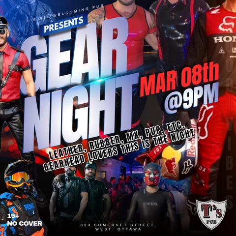 This Saturday, March 8th at 8 PM - BLUF + Fetish Gear Night!