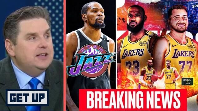 GET UP | Kevin Durant to Utah Jazz? - LeBron and Luka are NBA's best duo? - Brian Windhorst