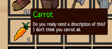 hilarious pun by a very funny person