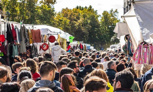 Imagen de archivo del Rastro de Madrid. (Vanesa Galván Fernández / GETTY IMAGES)