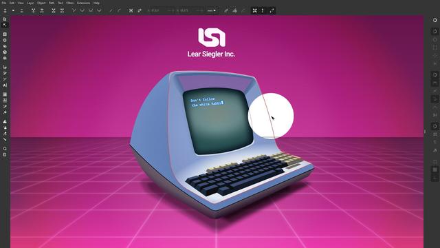 LSI Video Terminal ADM vector illustration