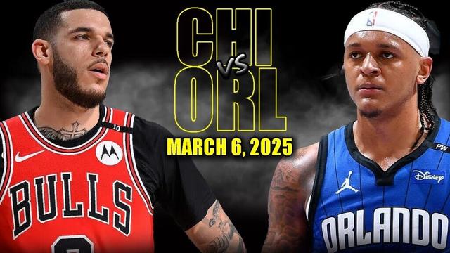 Chicago Bulls vs Orlando Magic Full Game Highlights - March 6, 2025 | NBA Regular Season