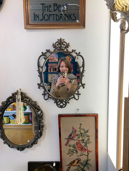 Mirrors. One capturing me taking the picture