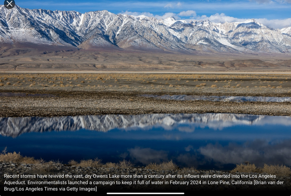 Photo of Owens Lake.