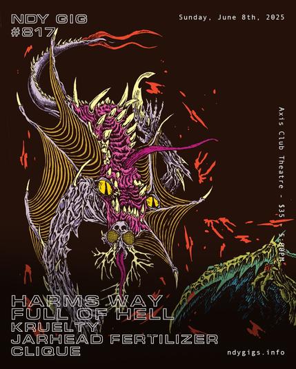 Harms Way, Full of Hell, Kruelty, Jarhead Fertilizer and Clique