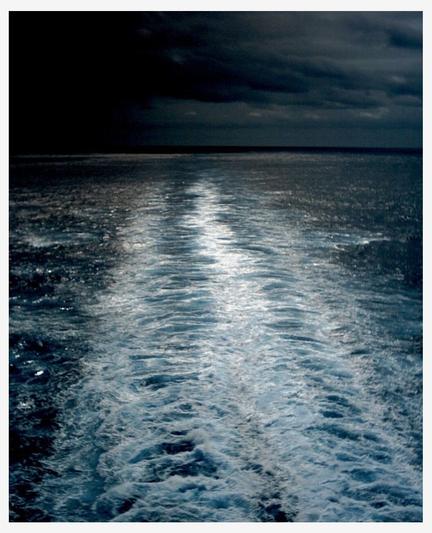 Cruise ship wake