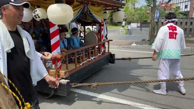 山挽祇園祭 須賀神社 夏まつり 佐賀県小城市 9:40ころ　20230723