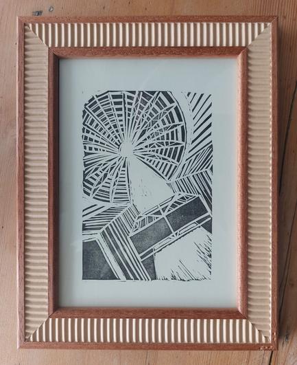 linocut print