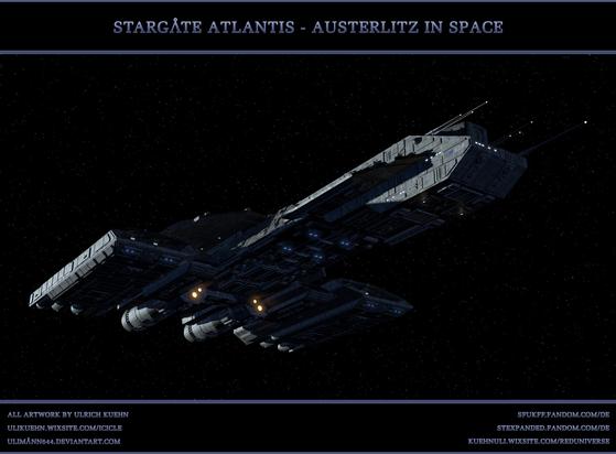Die DAEDALUS-KLASSE aus der TV-Serie STARGATE.