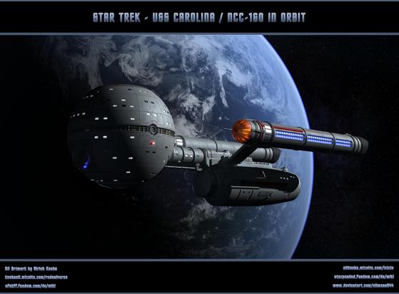 Die DAEDALUS-KLASSE aus STAR TREK.