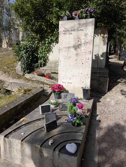 Tombe Alain Bashung