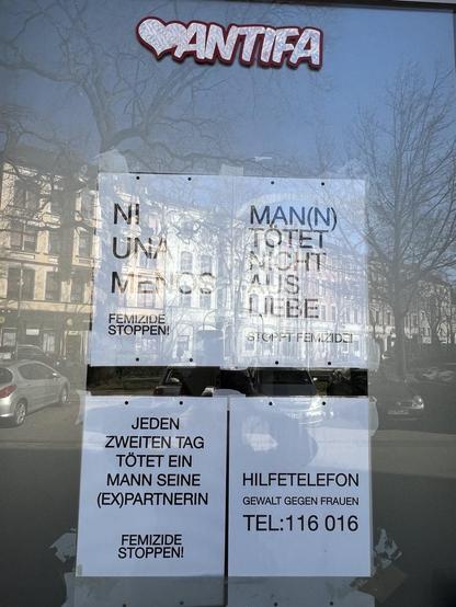 ❤️Antifa – Man(n) tötet nicht aus Liebe! Stoppt Femizide! Jeden zweiten Tag tötet ein Mann seine (Ex-)Partnerin. Hilfetelefon Gewalt gegen Frauen: 116016