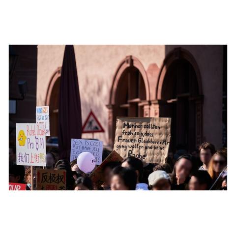 Foto: Mehrere Demonstration-Plakate