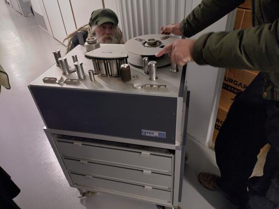 A 24 track reel to reel machine