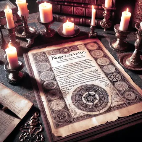 generata AI nostradamus lettera a enrico II