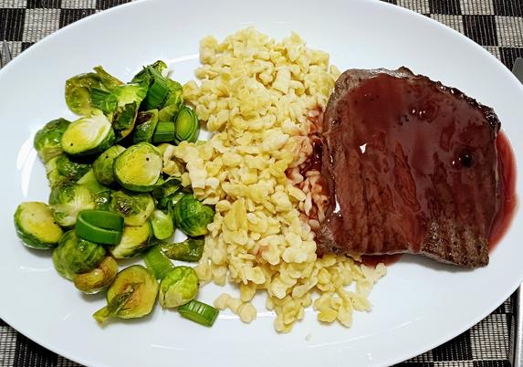 Das Essen ist serviert
