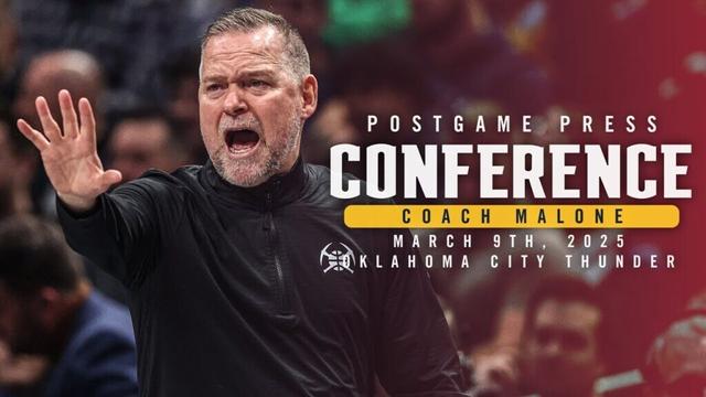 Coach Malone Full Postgame Press Conference vs. Thunder 🎙 | 3/9/25