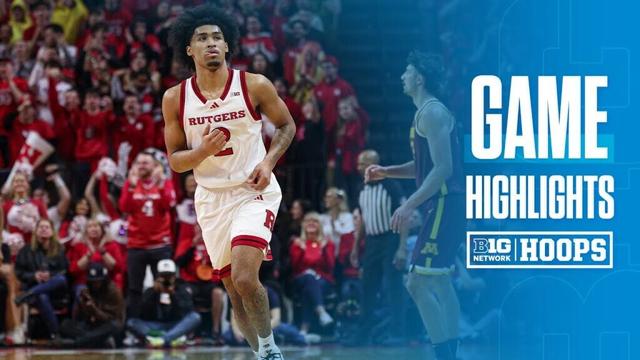 Minnesota at Rutgers | HIGHLIGHTS | Big Ten Basketball | 03/09/2025