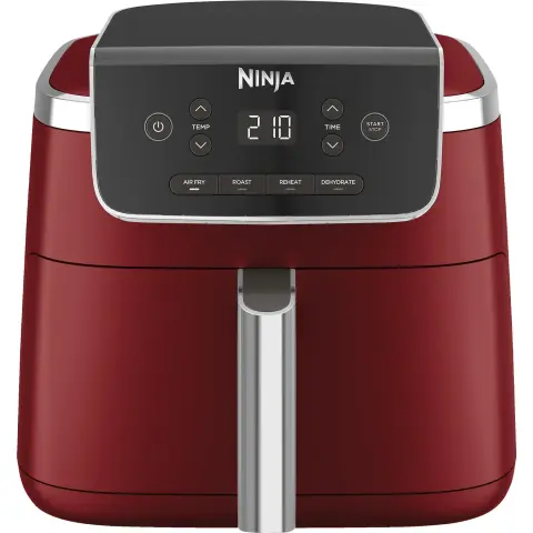 Produktfoto einer Heißluft-Fritteuse von NINJA in Rot