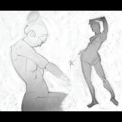 gesture drawings