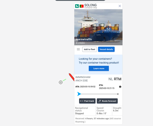 SOLONG container ship