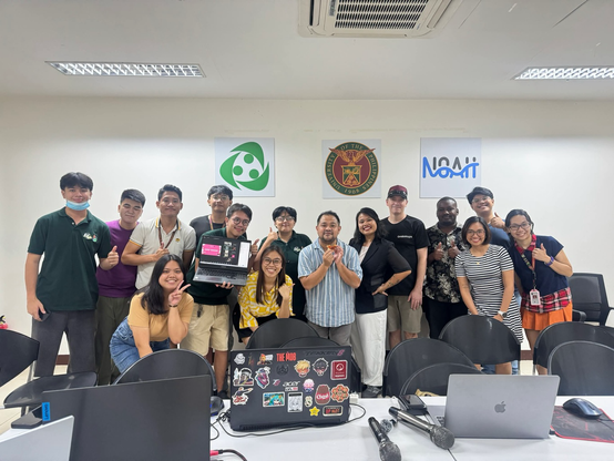 Group photo with UPRI youthmappers