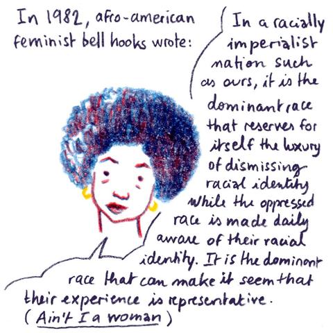 l'autrice afro-américaine bell hooks parle des mécanismes de domination racistes des nations impérialistes