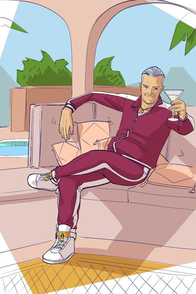 Giovanni Del Vecchio, art by Elliot Balson