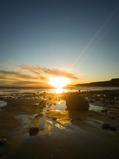 Beach sunrise