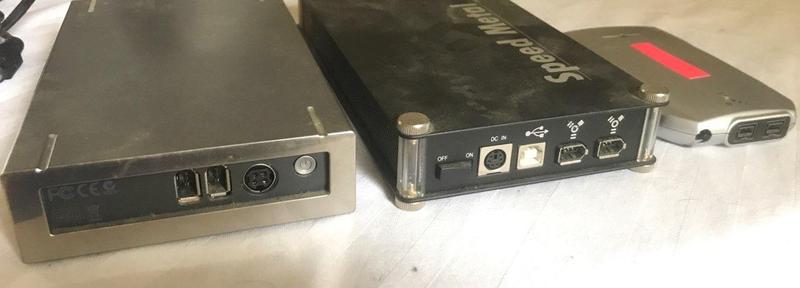 Same, from reverse angle, showing the ports.