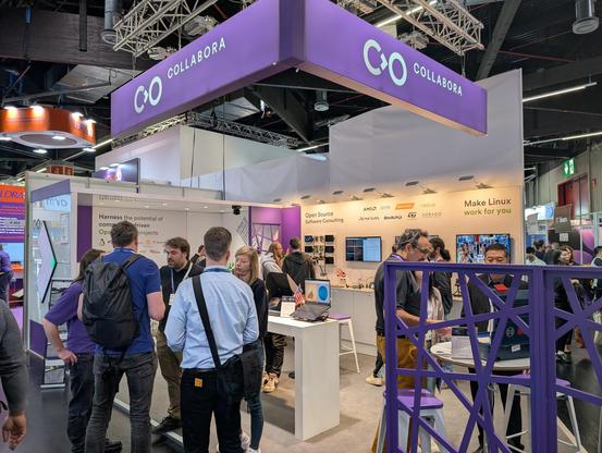 Collabora booth at Embedded World 2025