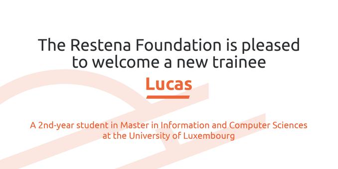 Lucas announcement as a trainee