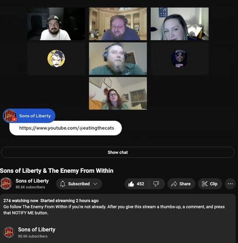 sons of liberty YouTube