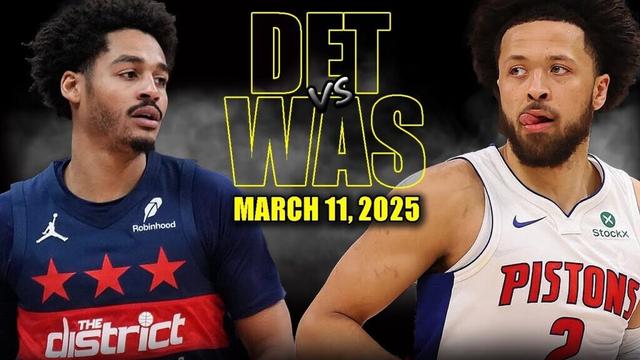 Detroit Pistons vs Washington Wizards Full Game Highlights - March 11, 2025 | NBA Regular Season