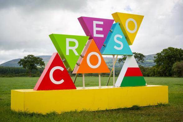 Welcome sign at the Urdd