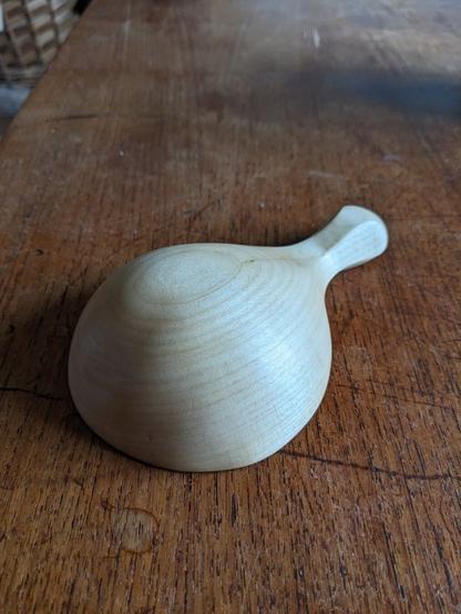 Handcarved measuring spoon - 1 dl